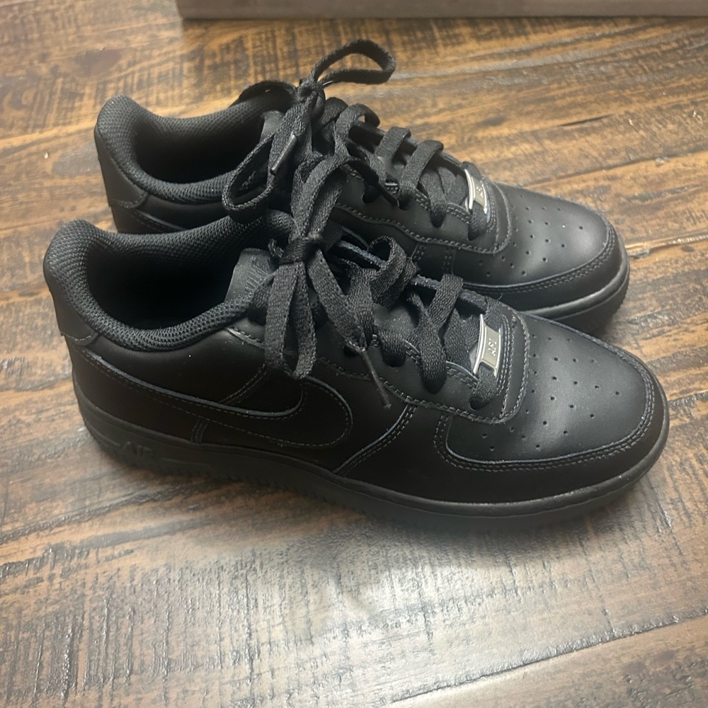 Classic Black Kids Sneakers